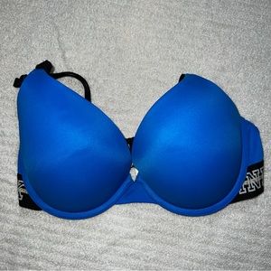 VS PINK - Wear Everywhwre Push-Up - Blue - 32DD NWOT